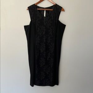 NWT Lafayette 148 Elegant Black Lace Dress